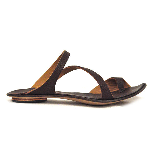 Womens Sandals Cydwoq Brown Leather Strappy Handmade USA  display picture 1