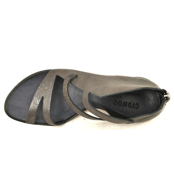 Mens Sandals Slip-On PU Leather Rubber Sole - Milanoo.com